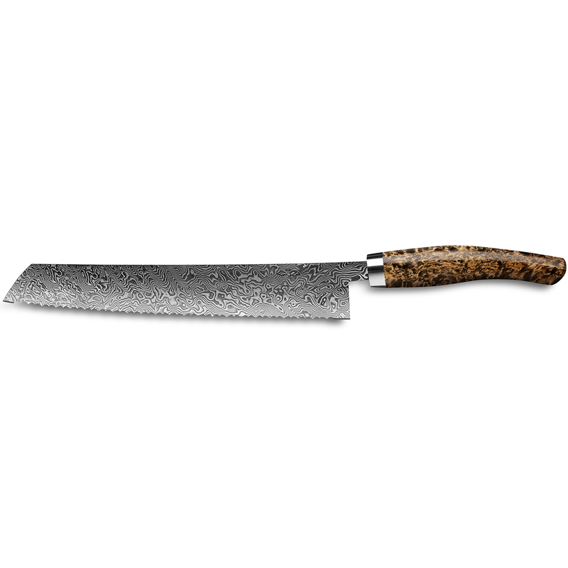 Nesmuk Exclusive Bread Knife 270 Karelian Maserbirch