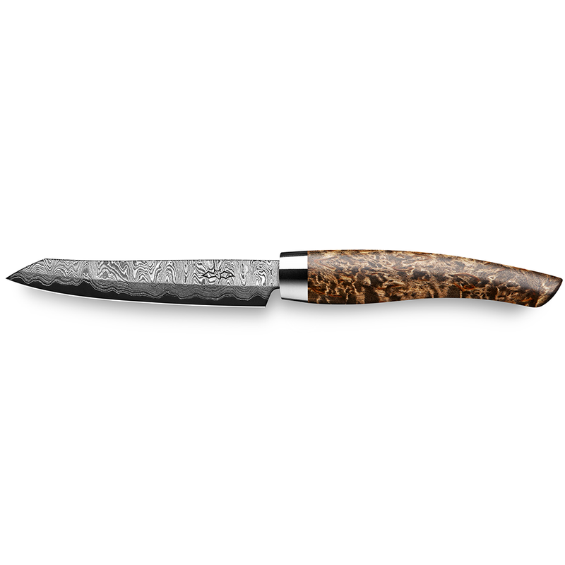 EXCLUSIVE C100 Office knife 90 Karelian maser birch