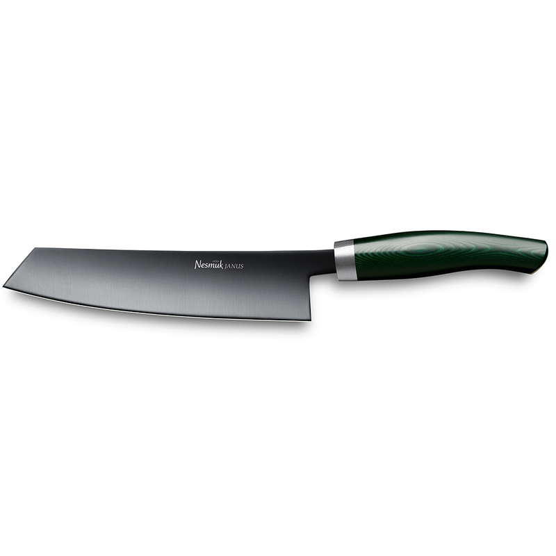 Nesmuk Janus Chef's Knife Micarta Green