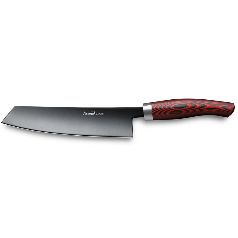 Nesmuk Janus chef's knife Micarta Red